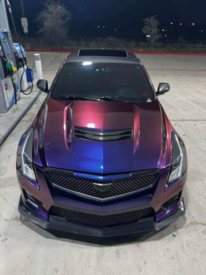 ATS-V - Carbon Fiber Front Lip Splitter Ground Effects